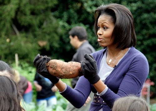 is michelle obama fat. A “giant yam” is always funny.