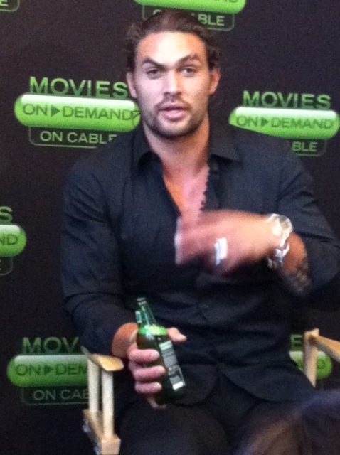 Partying with Jason Momoa