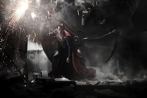 henry cavill superman1 NEW: First photo of Henry Cavill as Superman