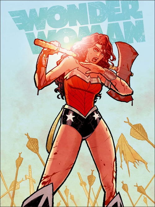 Wonder Woman par Brian Azzarello et Cliff Chiang dans culte wonder-woman-promo-chiang
