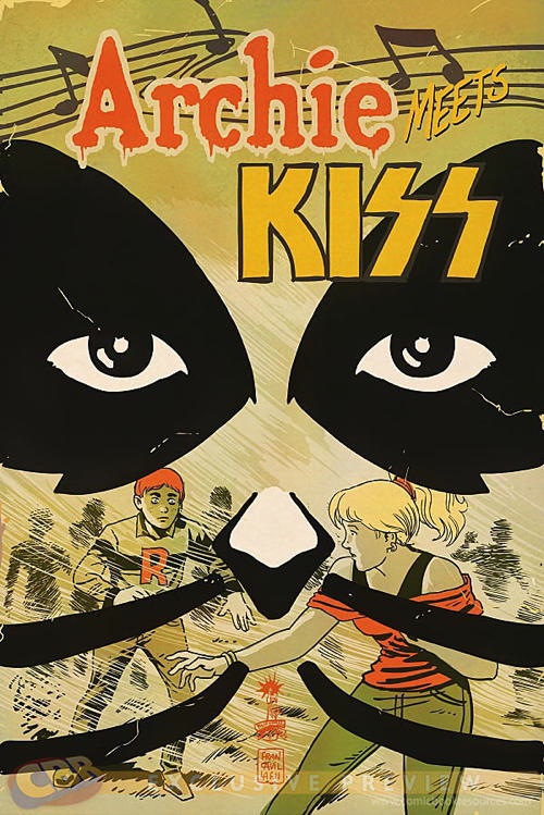 1317759962 Nice Art: Francesco Francavillas Archie Meets KISS covers