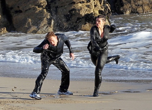 Pipe dream: Refn + Carano for Wonder Woman shot from female mma powerhouse gina carano on the set f35dc Pipe dream: Refn + Carano for Wonder Woman