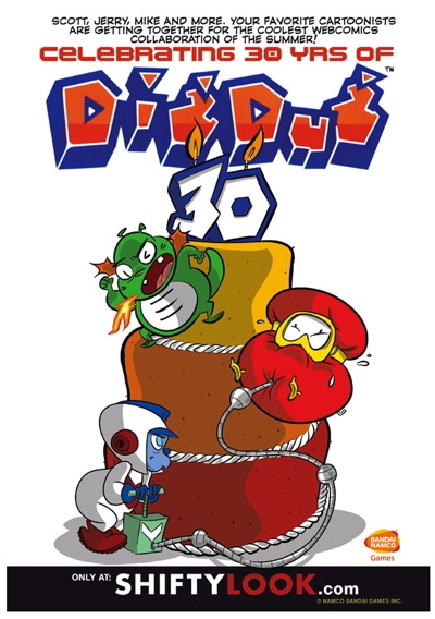 1336523330 ShiftyLook brings back Dig Dug for 30th anniversary with webcomics all stars