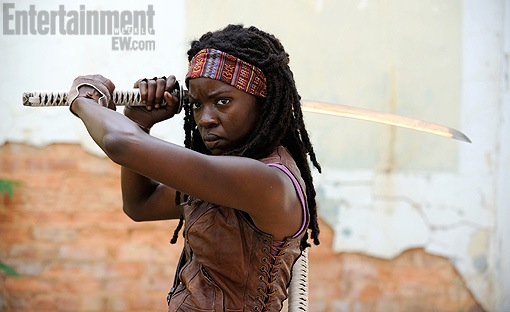 1337792351 THE WALKING DEAD TV shows Michonne revealed