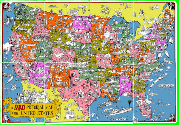 A MAD Pictorial Map of United States Front MAD Magazine 1981.mediumthumb To Do This Weekend: Comic Con National!