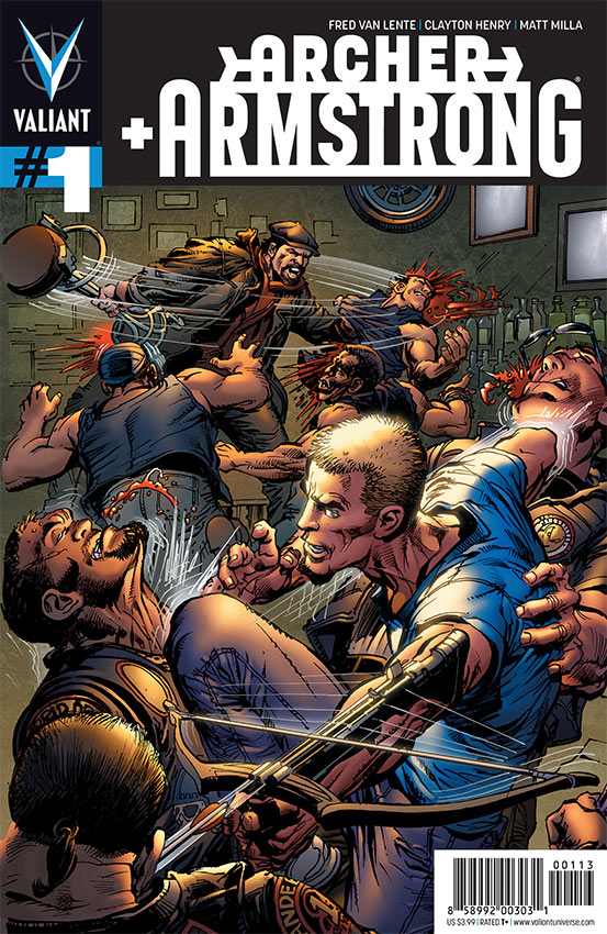 AA 001 NealAdamsVariant Archer & Armstrong #1   Five Page Preview (Lettered)
