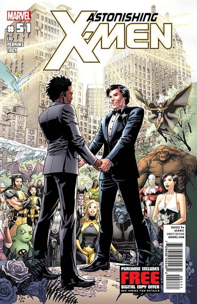 image001 Midtown Comics hosts two weddings for Astonishing X Men #51