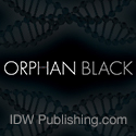 Text graphic for Orphan Black comic book