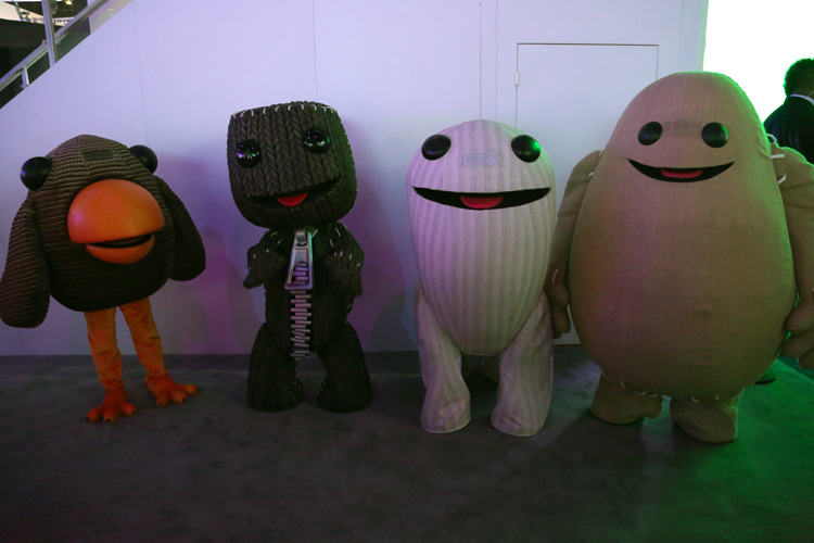 The cast of Little Big Planet 3