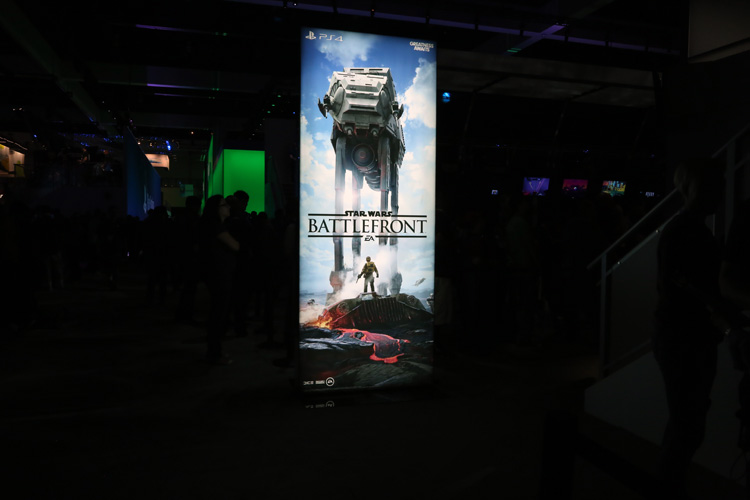 Battlefront at Sony Booth was just as long a wait