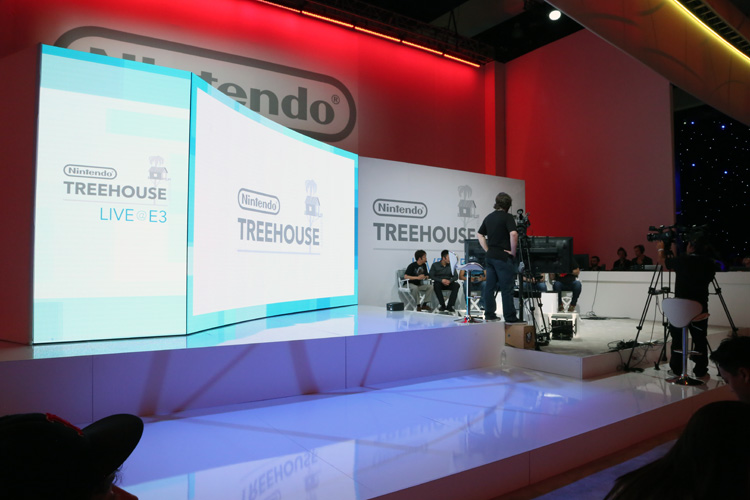 Nintendo Treehouse stage