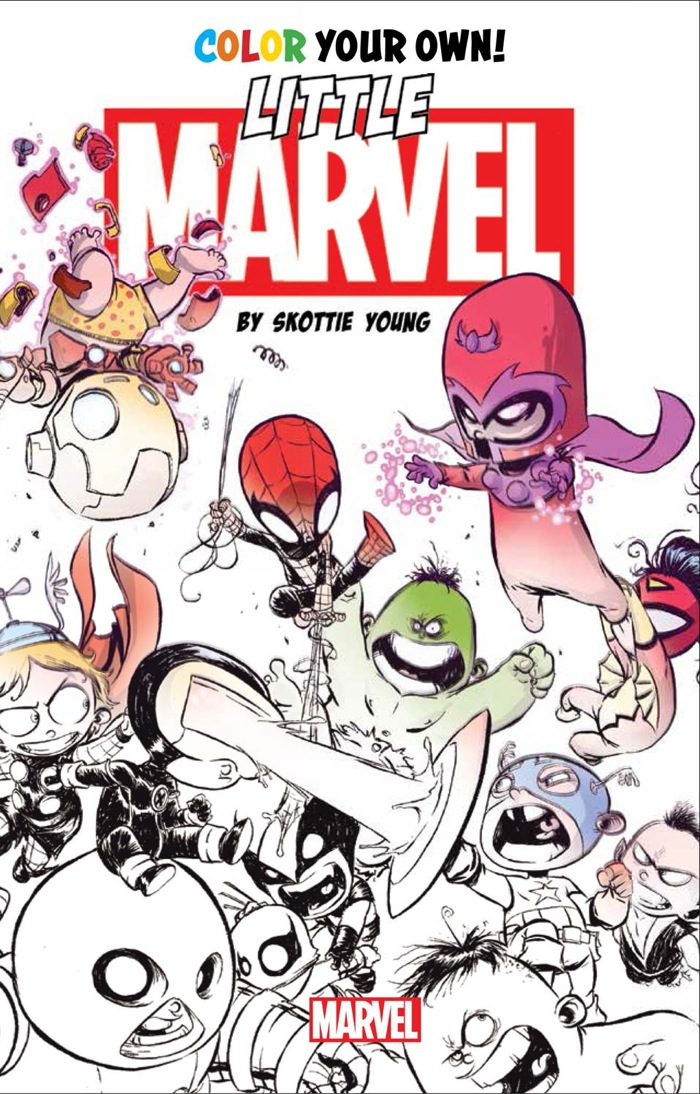 Young Marvel Coloring Book Marvel to drive inside the liners insane with new coloring