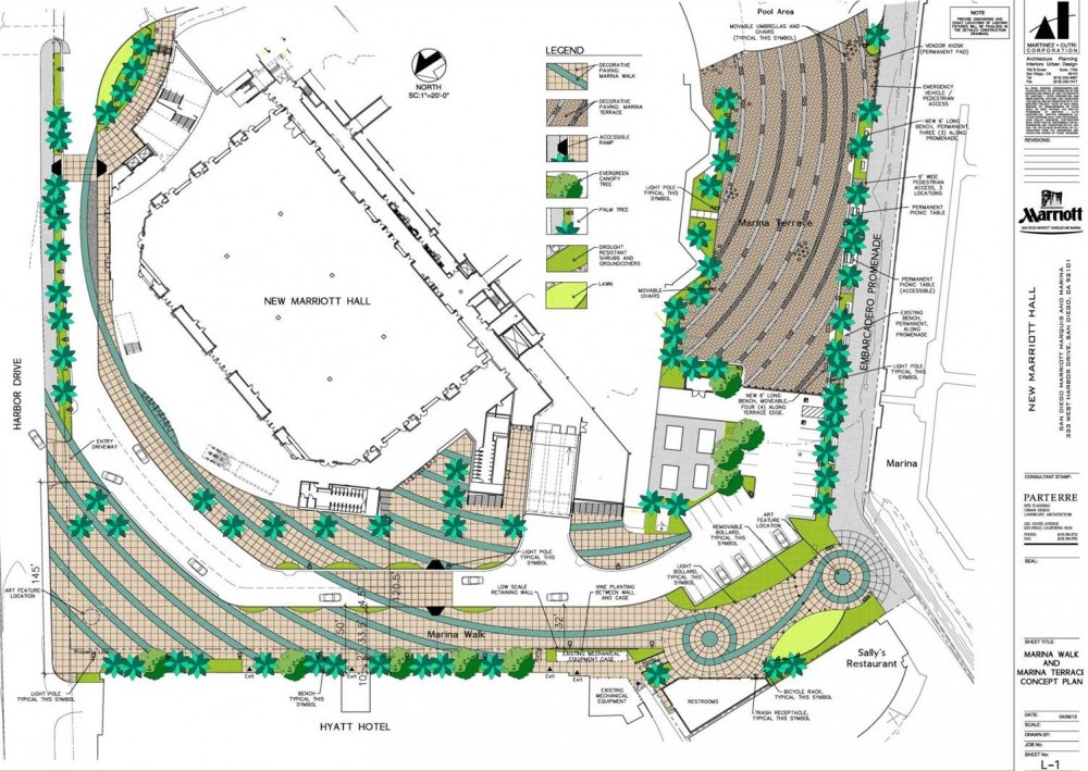 San Diego Marriott Hall concept_plan