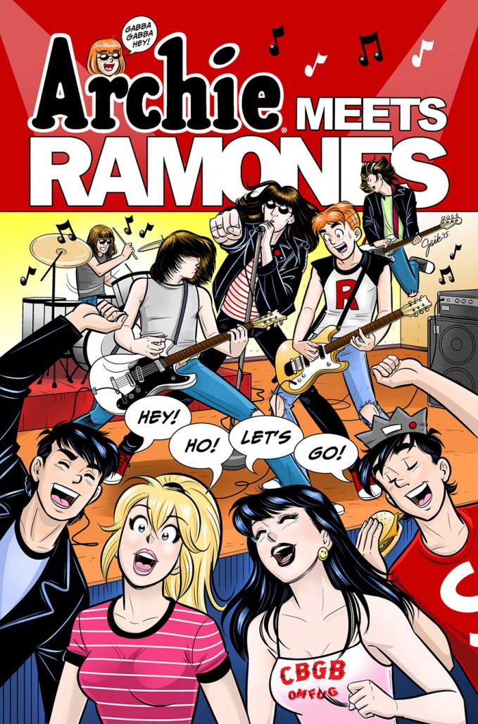 Archie Meets the Ramones, art by Gisele Lagace