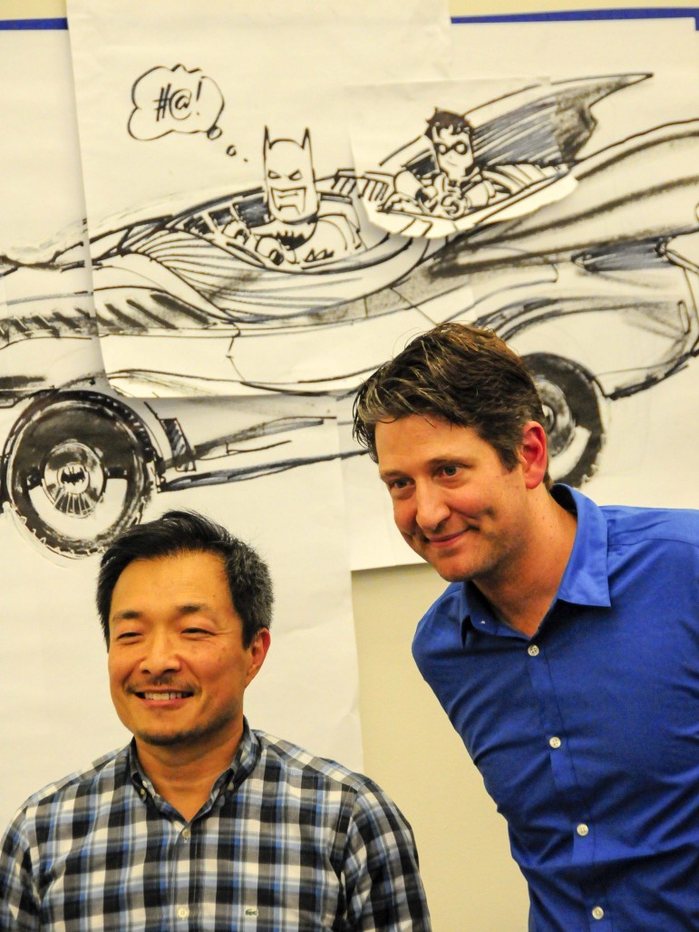 Jim Lee and Nathan Sawaya