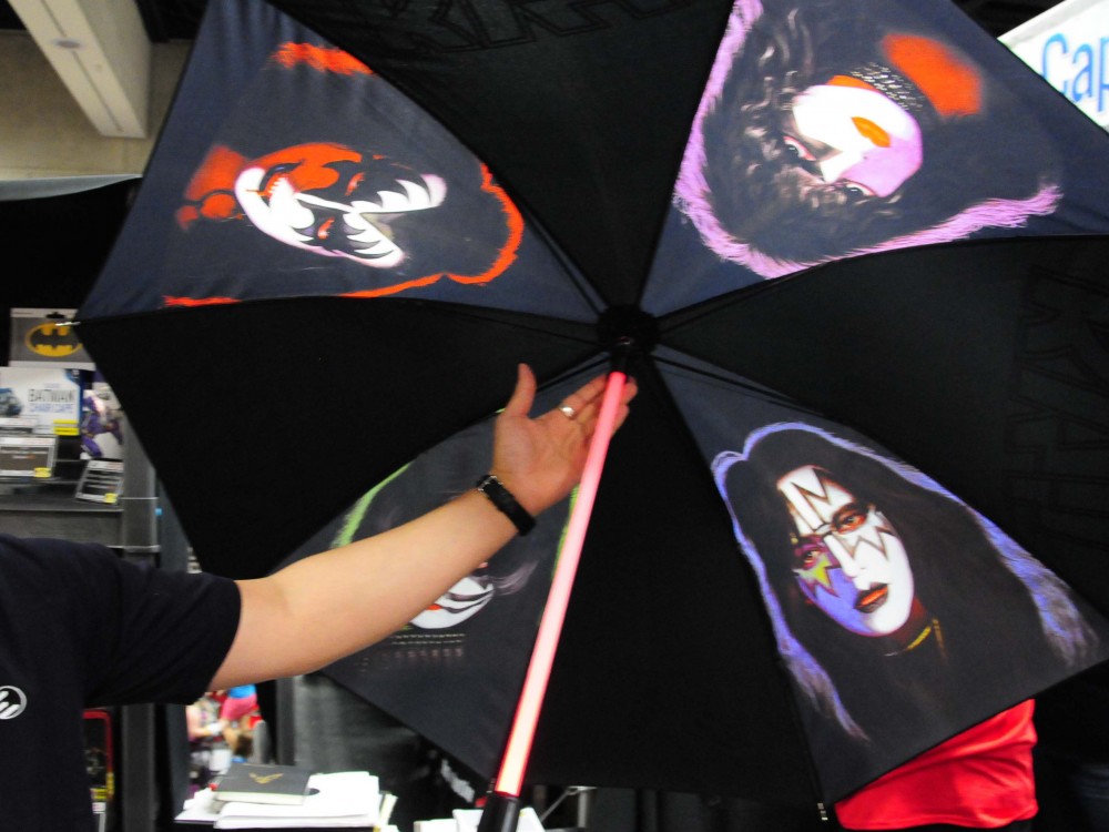 Kiss light up umbrella.