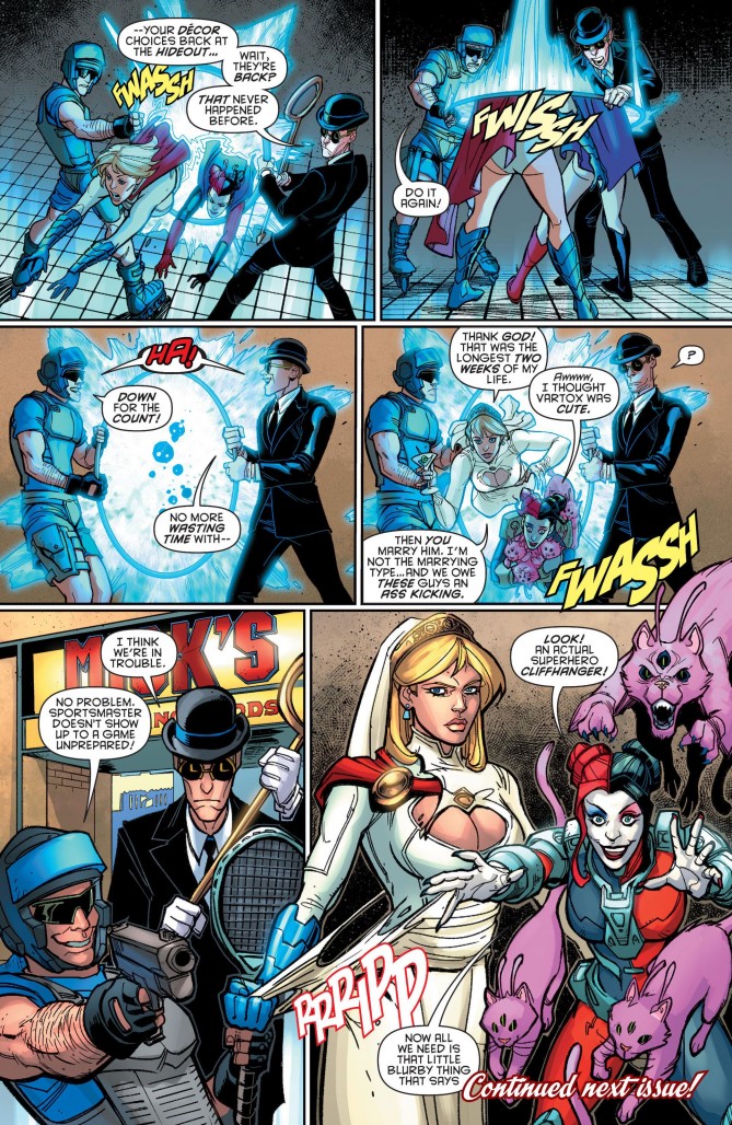 From Harley Quinn #12, which led to the Harley Quinn and Power Girl mini-series