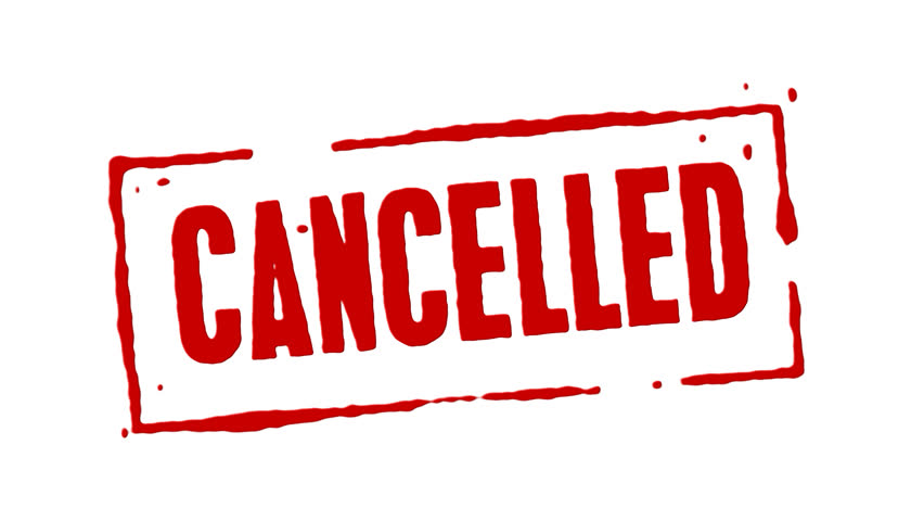 Image result for cancelled