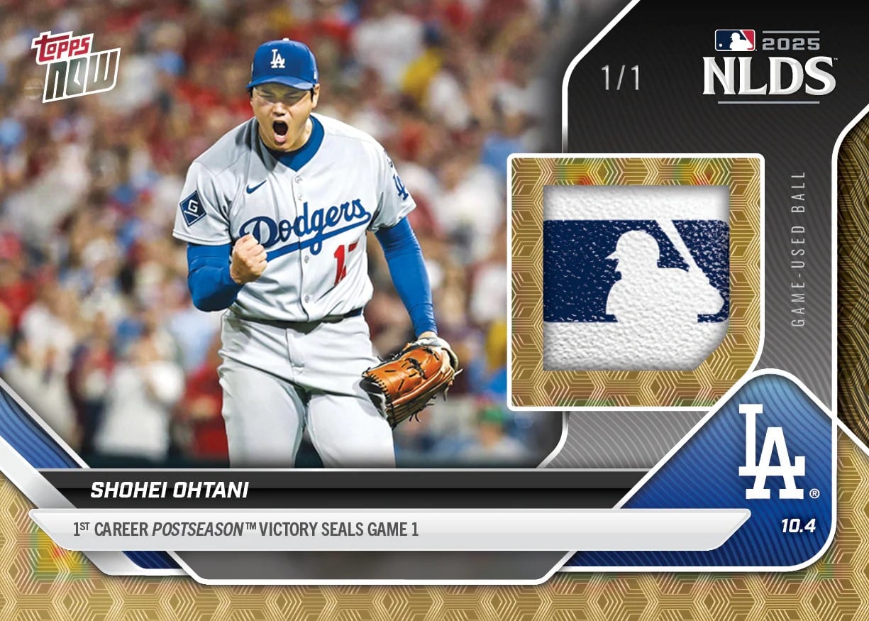 Shohei Ohtani - 2025 MLB Topps NOW® - Card 821 - Print Run: 24065
