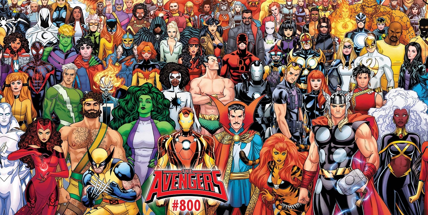 Past AVENGERS creators assemble for landmark 800th issue this January