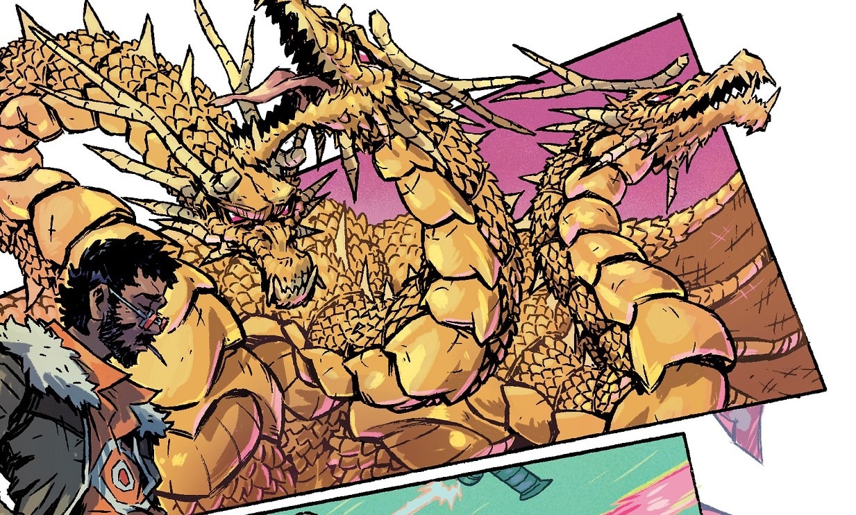 Exclusive Preview: STARSHIP GODZILLA #2 finds the crew stranded in the territory of King Ghidorah!