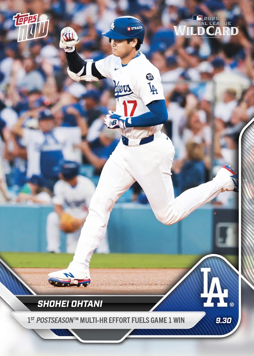 Shohei Ohtani - 2025 MLB Topps NOW® - Card 802 - Print Run: 9583