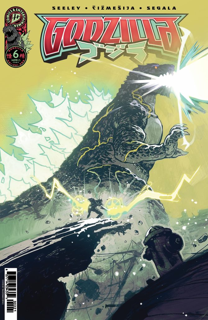 Godzilla #6 cover B by Rivas