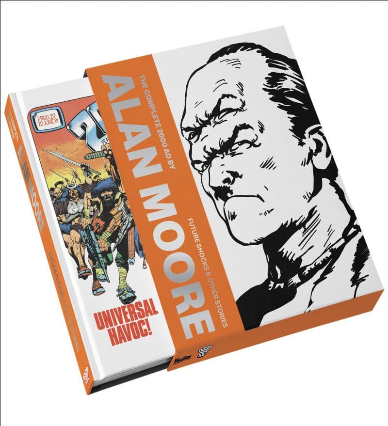 Alan Moore’s 2000 AD stories being collected in massive omnibus