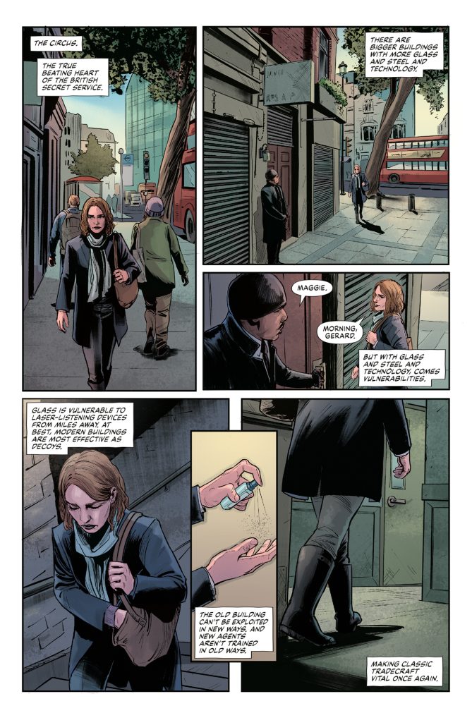 The Circus—Losing Control #1 interior art