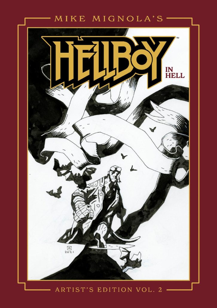 Hellboy in Hell preview art