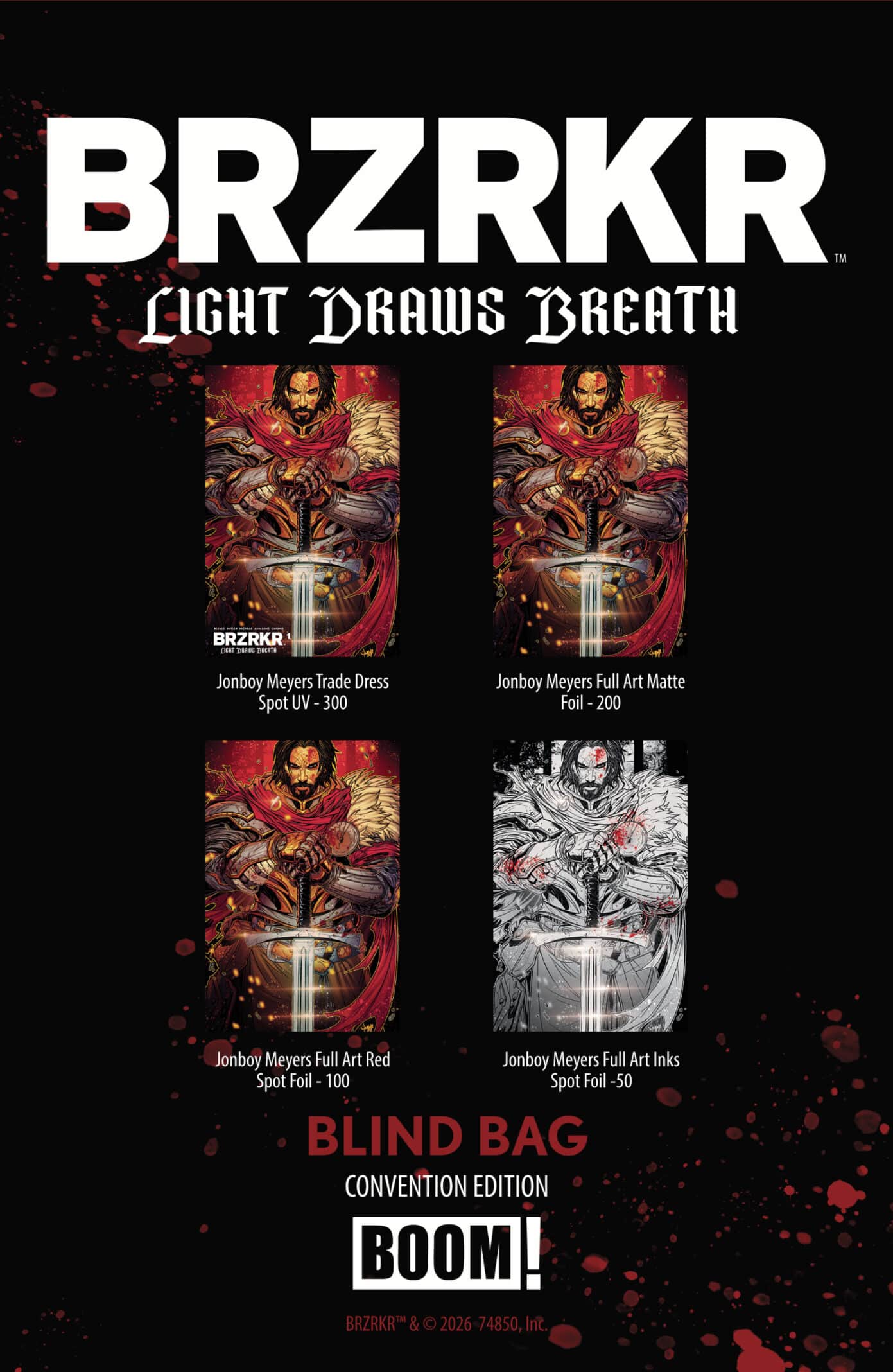 BRZRKR: Light Draws Breath Blind Bags