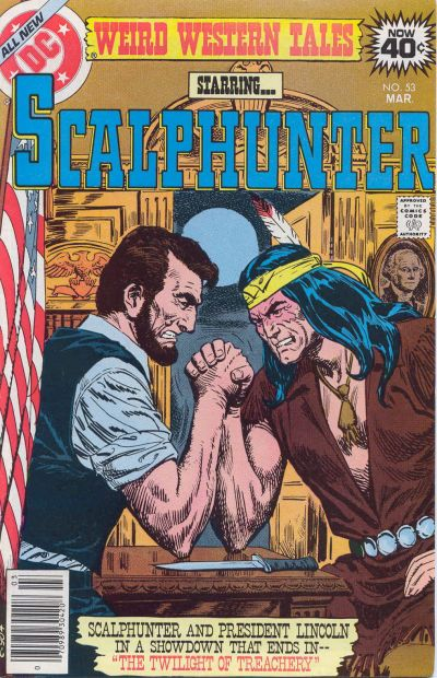 scalphunter 53 abraham lincolnc comic book