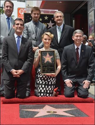 ScarJo Walk of Fame Hollywood