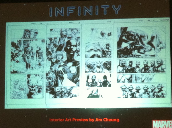 Some of Jimmy Cheung's art from Infinity.