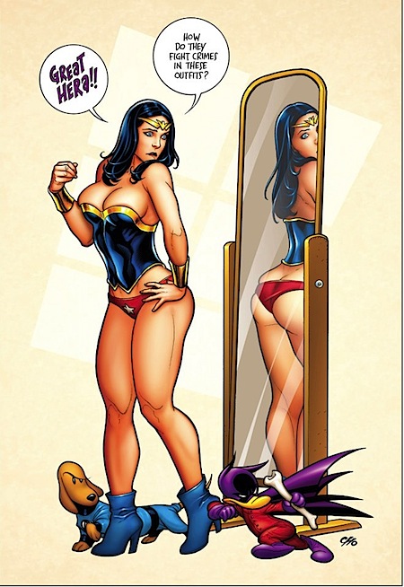 frank cho wonder woman