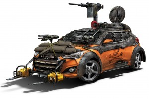Hyundai-Veloster-Zombie-Survival-Machine-Walking-Dead