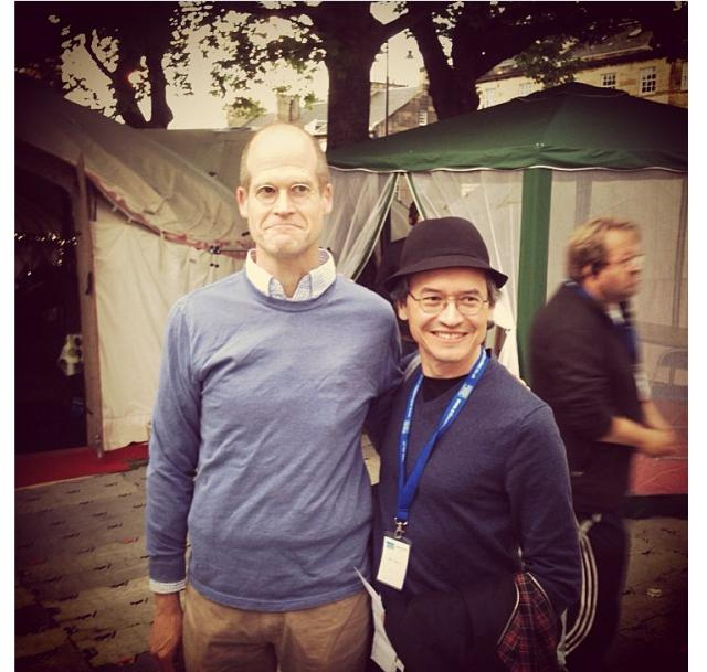 Chris Ware and Joe Sacco, courtesy of Jonathan Cape