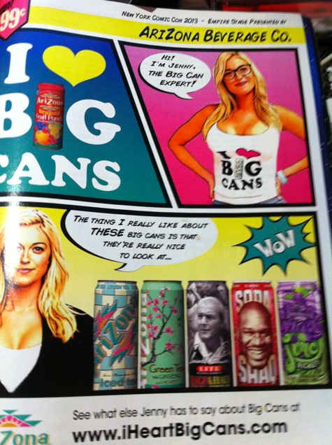 arizona tea big cans