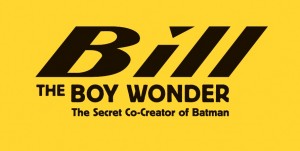 Bill the Boy Wonder - title treatment - black on yellow
