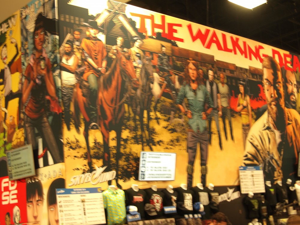 Walking Dead Comic Wall
