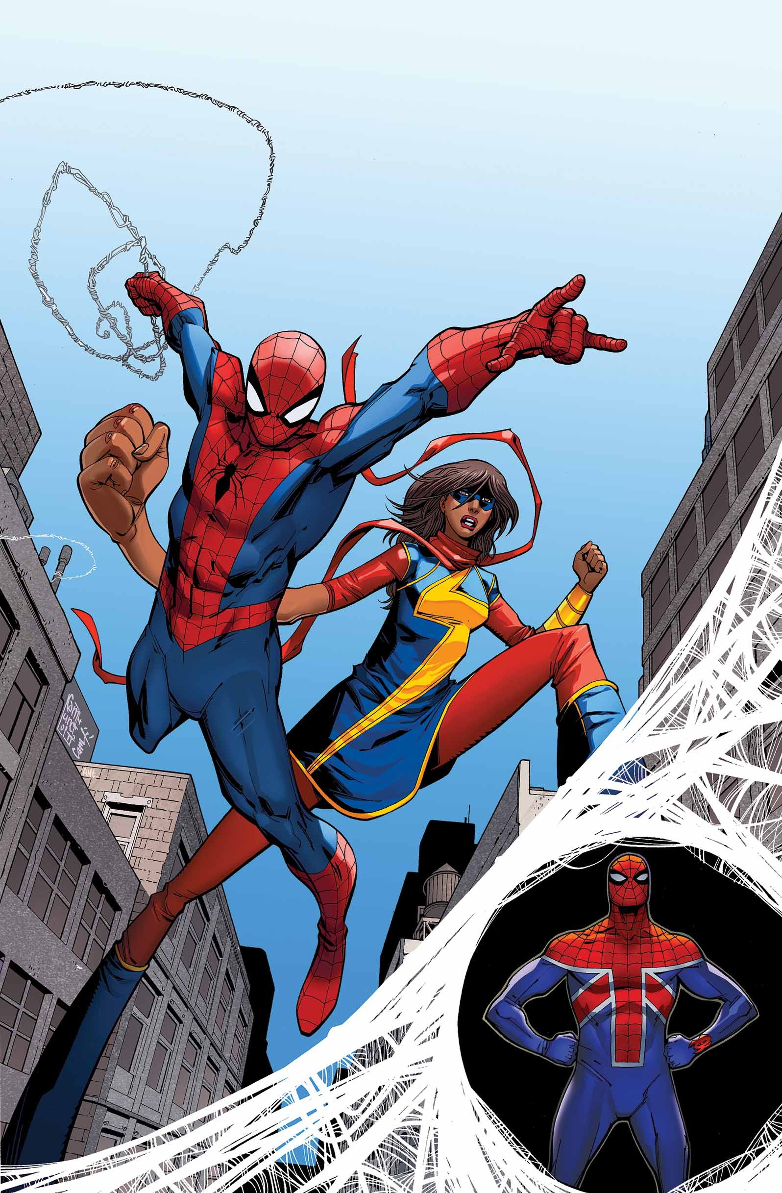 ms marvel and spider man