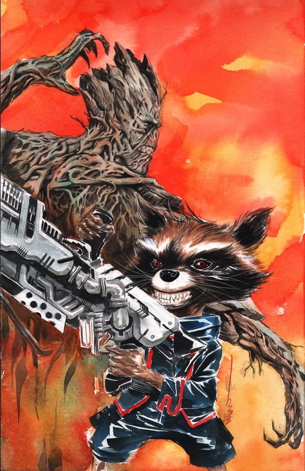 Guardians of the Galaxy #21 by Dustin Nguyen
