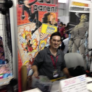 Artist Dan Parent and some of his work for Archie.