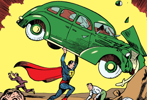 Detail from Action Comics 1