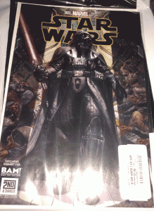 BAM's exclusive Star Wars #1 variant cover.  Oh, yes, they're part of the DM now.