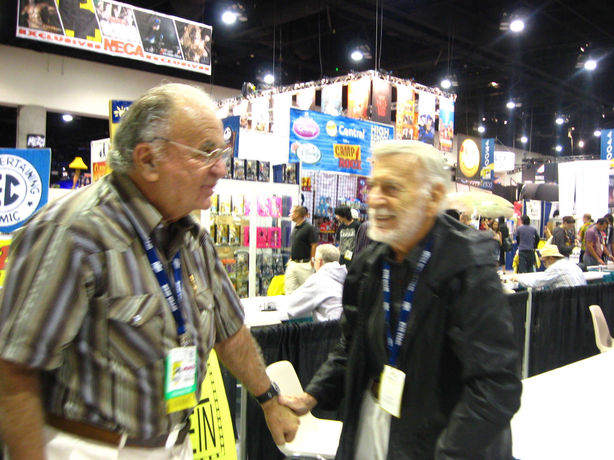 Al Feldstein and JErry Robinson at SDCC 2008