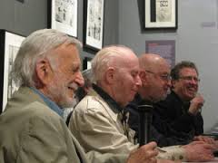 Jerry Robinson, Irwin Hasen, Jules Feiffer and Danny Fingeroth.