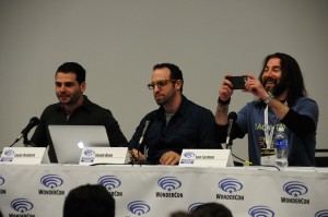 Left to right: Louis Krubich, Jason Aron, Lee Leshen.