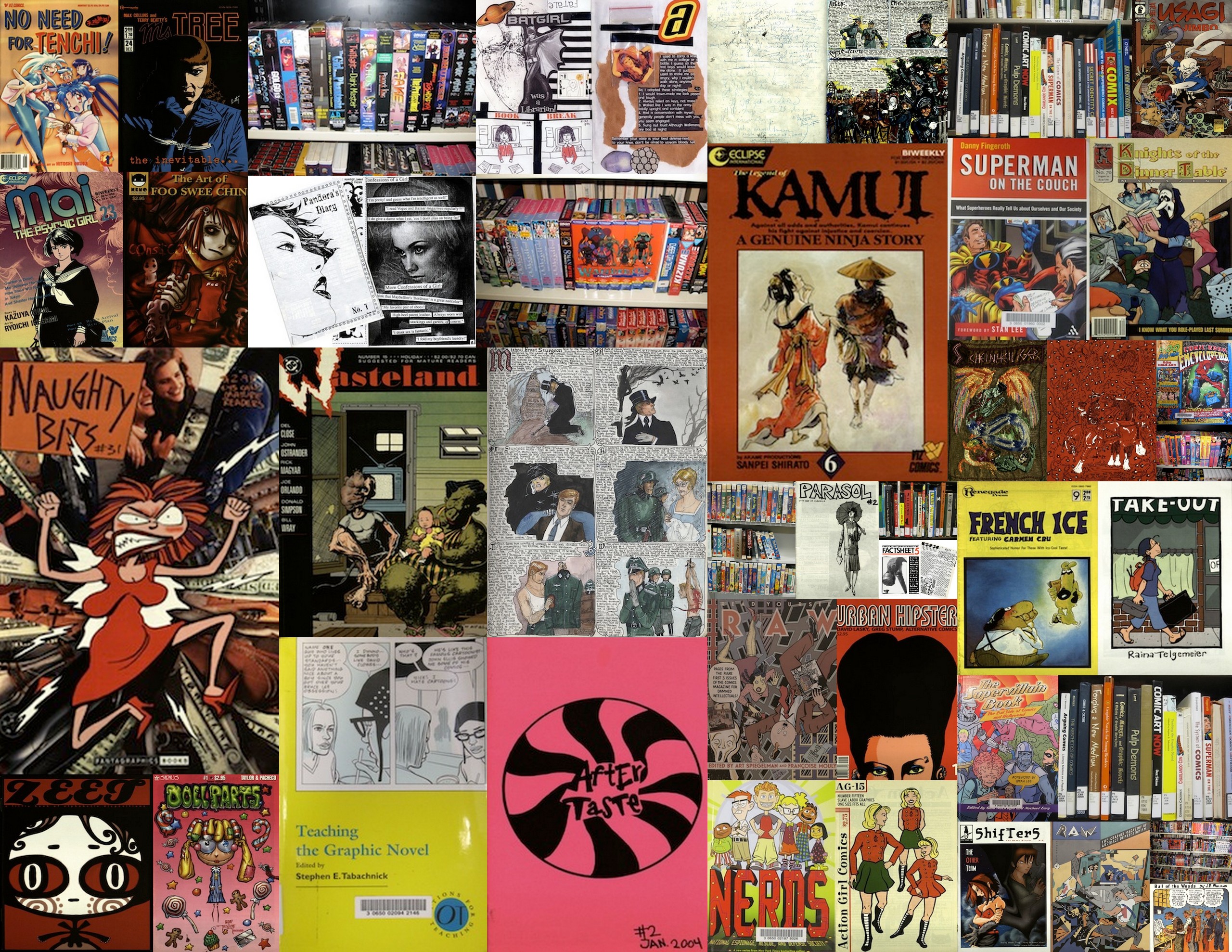 SDSU comics collage 50