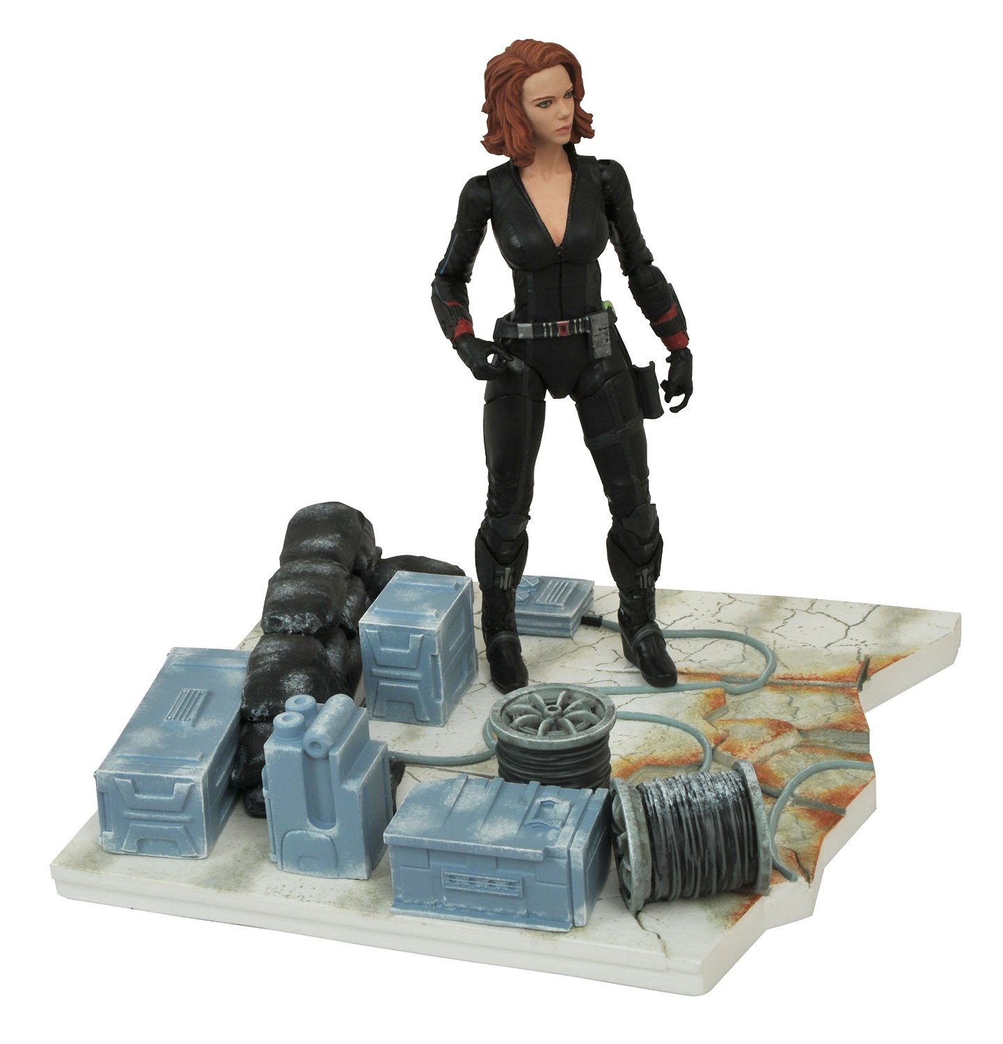 4 inches tall Black Widow PVC Figure makes a great cake topper or a fun toy! 